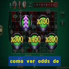 como ver odds de jogos passados